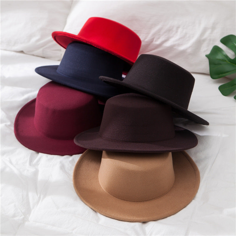 Vintage Gentleman British Style Woolen Hats For Men And Women