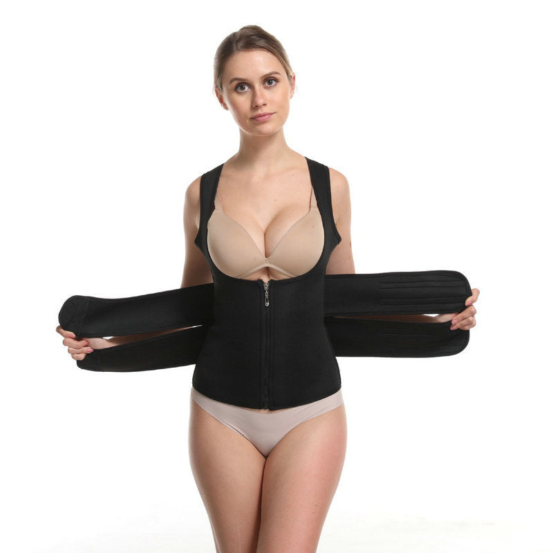 Shaped underwear with corset and corset
