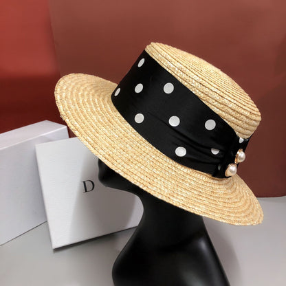 Straw hat female Korean style tide wild beach big brim