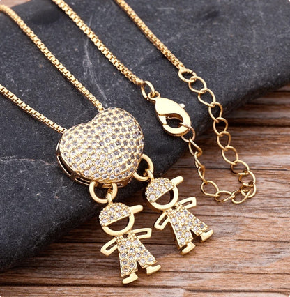 Fashion Jewelry Necklace Female Creative Micro-inlaid Zircon For Boys And Girls